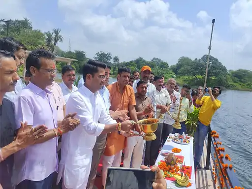 गोगुंदा के राणेराव तालाब पाल पर मनाया जल महोत्सव