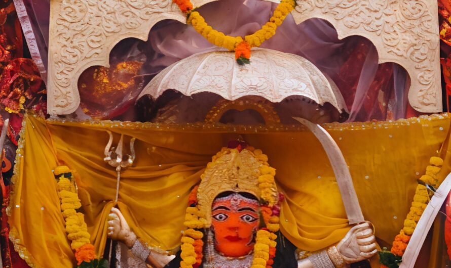 नवरात्र का दूसरा दिन: ईडाणा माताजी में हुई मां ब्रह्मचारिणी की पूजा