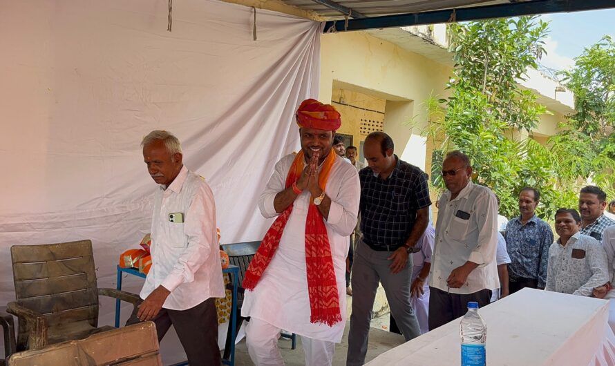 आखिर 70 साल बाद विद्यालय को मिली अपनी जमीन, पूर्व प्रदेश मंत्री कन्हैयालाल मीणा के प्रयास लाए रंग…