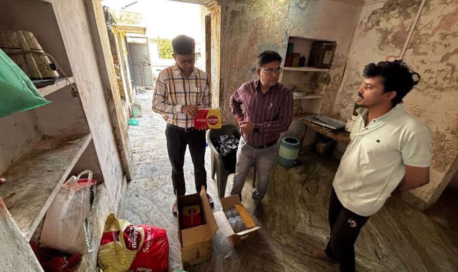 लसाड़िया में 180 किलो मावा और मिल्क केक नष्ट, मिलावट की आशंका पर कार्रवाई…